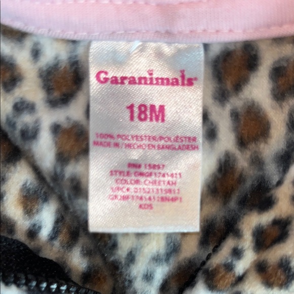 Clearance—Garanimals Pink and Black Leopard Matching Set - Picture 4 of 4